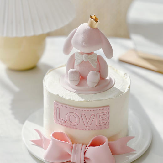 LOVE 兔 YOU · 奶油蛋糕（动物性）加高款·奶油霜抹面 商品图2