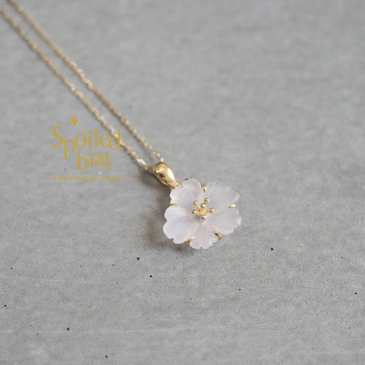 SpoiledBrat Jewelry桃花系列18K金项链 商品图1