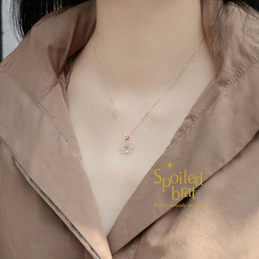 SpoiledBrat Jewelry桃花系列18K金项链 商品图2