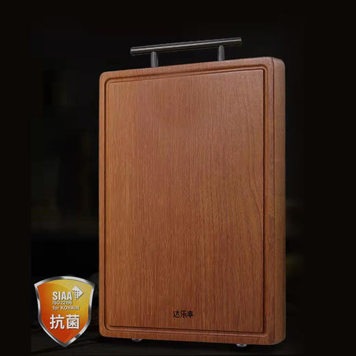 达乐丰铁梨木菜板家用抗菌切菜板整木实木砧板双面菜板 商品图3