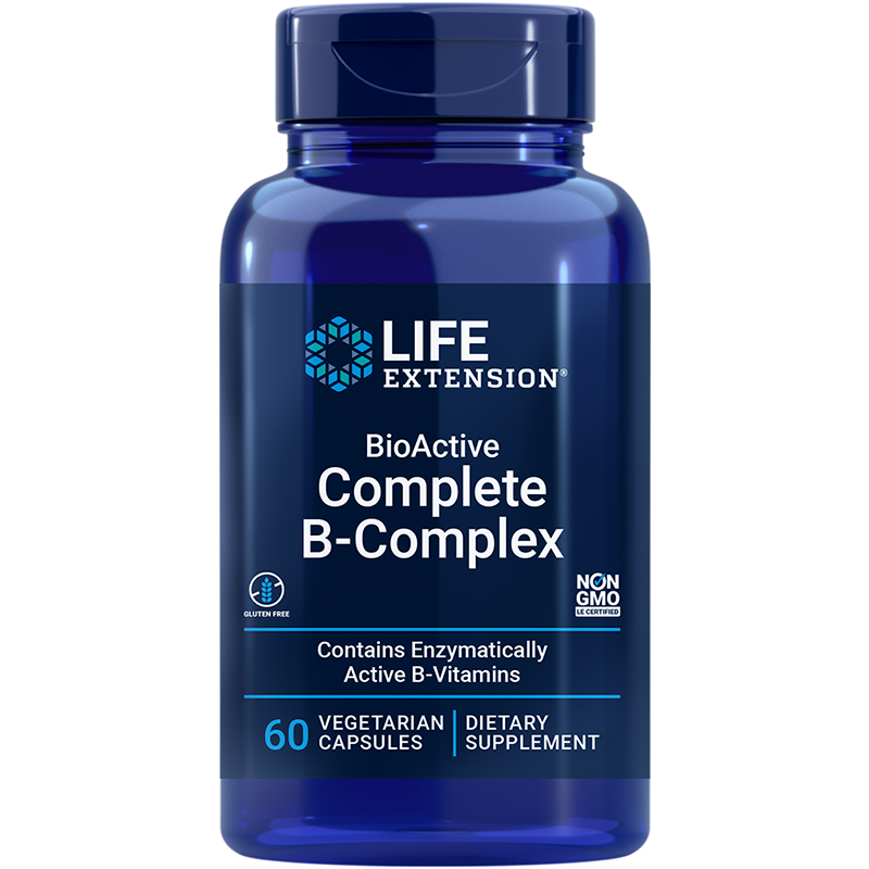 沿寿LIFE EXTENSION 复合维生素B族 60粒（ BioActive Complete B-Complex）