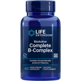 沿寿LIFE EXTENSION 复合维生素B族 60粒（ BioActive Complete B-Complex）