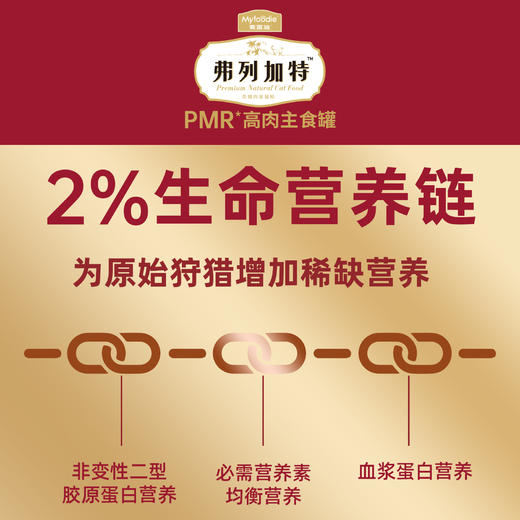 弗列加特猫罐头经典主食罐95g*6罐（联系客服到手59起）/添加磷虾油95g 商品图2
