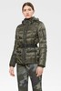 Bogner - GLORIA-D Fitted Ski Jacket with Belts with Fur Hood - Khaki - 女装 - 滑雪夹克 - 军绿色 商品缩略图1