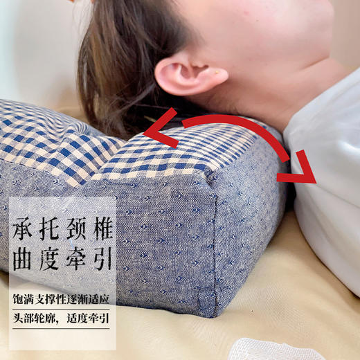 正安优选·草本养生健睡枕·优质怀菊  花香四溢  手工缝制，高低可调，仰睡、侧睡都自在 商品图1