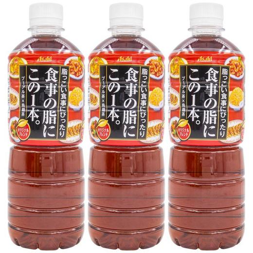 朝日普洱乌龙茶饮料600ml 商品图2