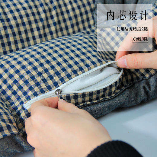 正安优选·草本养生健睡枕·优质怀菊  花香四溢  手工缝制，高低可调，仰睡、侧睡都自在 商品图4