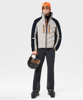 Bogner - Felian - D - Black - 男装 - 滑雪夹克 - 灰色/黑色