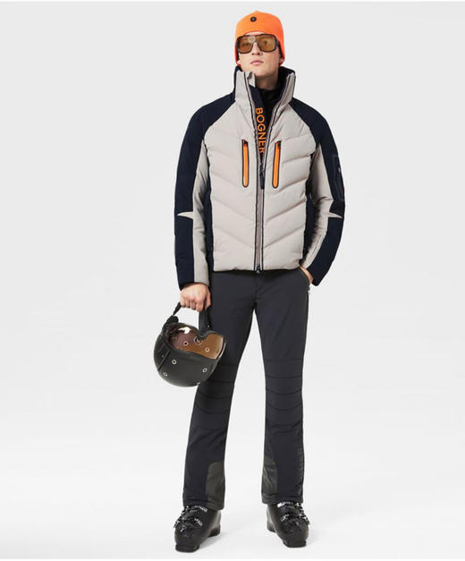 Bogner - Felian - D - Black - 男装 - 滑雪夹克 - 灰色/黑色 商品图0