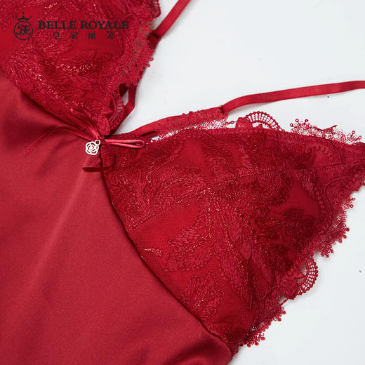 皇家丽美吊带裙可调节肩带睡衣薄款D023 商品图3