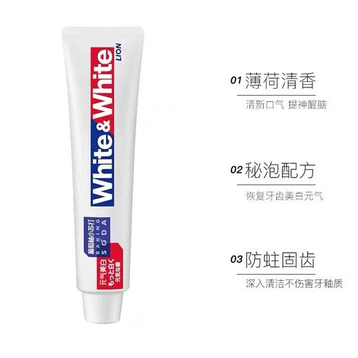 狮王葡萄柚小苏打牙膏120g 商品图4