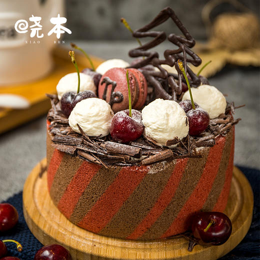 摩羯黑森林｜红丝绒巧克力车厘子蛋糕 商品图5