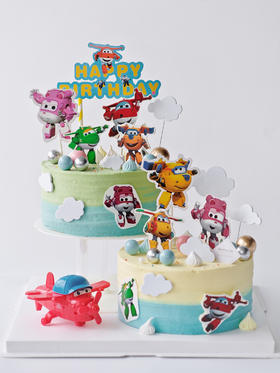 悬浮裸蛋糕 - 超级飞侠