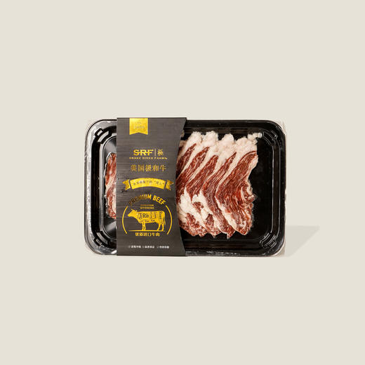 美国SRF极和牛腹心肉片（金标M9) 200g 商品图0