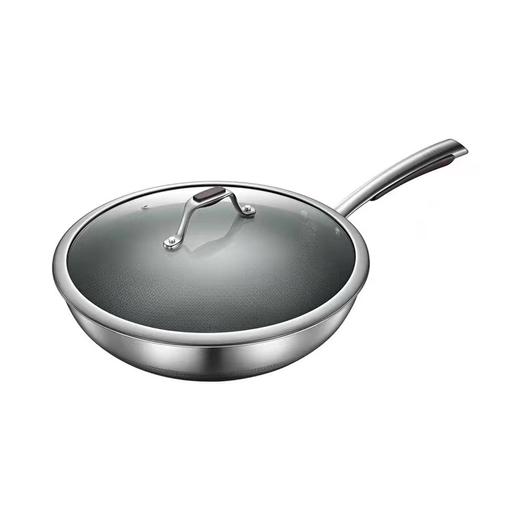 美的316L蜂窝不锈钢炒锅不粘锅【LY】 商品图1