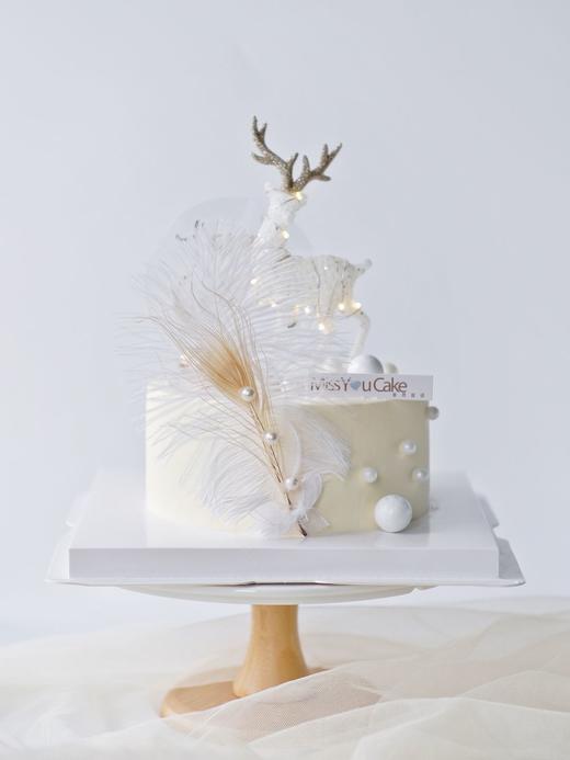 定制款裸蛋糕 - 冰雪麋鹿 商品图0