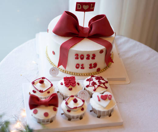 订婚蛋糕➕纸杯组合（提前一天预定） 商品图1