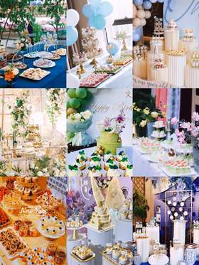 「婚礼周岁宴会议茶歇下午茶甜品台」私人订制·可提前3~10天微信沟通