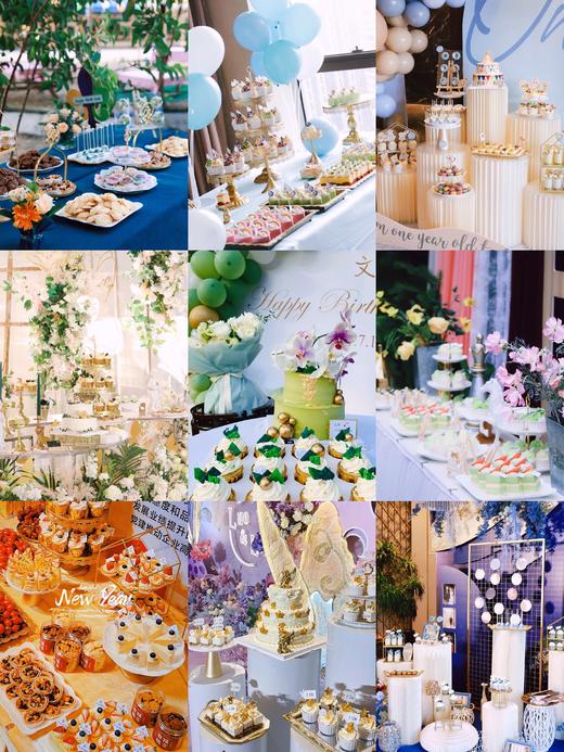 「婚礼周岁宴会议茶歇下午茶甜品台」私人订制·可提前3~10天微信沟通 商品图0