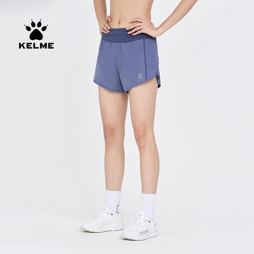 卡尔美瑜伽梭织短裤春夏新款弹力防走光宽松训练运动裤 商品图1