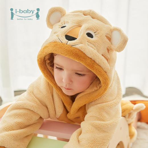 【40元秒杀】ibaby×outlast太空科技恒温牛奶绒儿童家居服可爱造型睡袍保暖卡通全家亲子装套装 商品图10