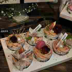 春华秋实纸杯蛋糕（所有绿植均不可食用！）