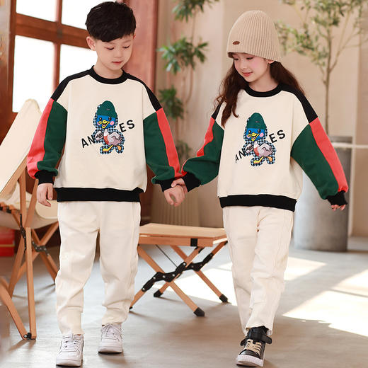 龙之涵春秋卫衣卫裤合集 全棉中大童时尚洋气爆款热卖 商品图5