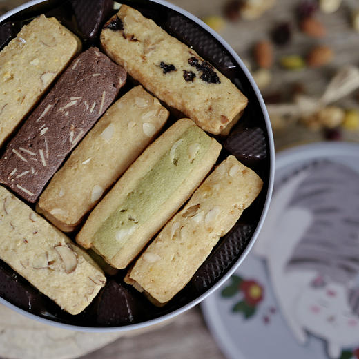 【4月7日开始陆续发货】【七宝果仁曲奇】230g｜丰富坚果 七重风味臻选｜夏威夷果仁 x 杏仁×核桃×腰果 酥脆休闲零食/伴手精选 -默认不配手提袋 商品图3