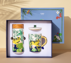 法国插画师联名款 日出之地系列随身杯+马克杯套装
