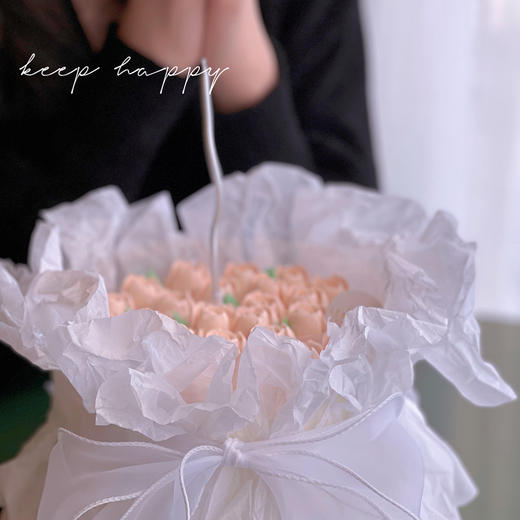 郁金香花束 · 奶油蛋糕 商品图0