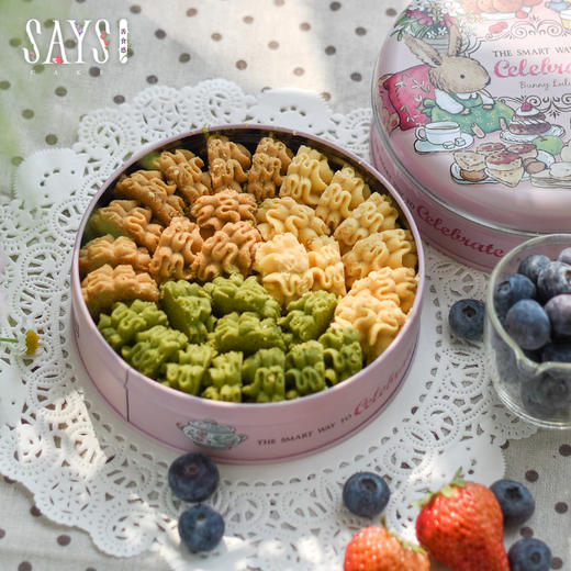 三色经典小花曲奇 | 绵软浓香 商品图2