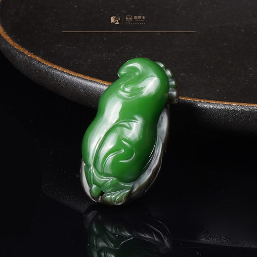新疆国玉盟世玉和田玉碧玉挂件【带证书·顺丰物流】 商品图2