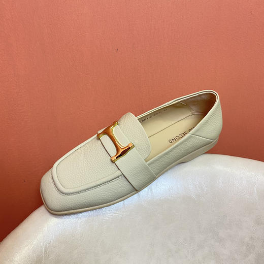 IUIU SECOND2022春季新款柔软舒适乐福鞋一脚蹬懒人鞋2022春新款商场同款18071 商品图2