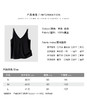 西嘉C+IMPRESS/西嘉露背真丝吊带背心女 黑白内搭桑蚕丝上衣黑色白色 商品缩略图8