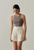 Viktoria Chan | SS2051 Dante Silk Trim Tank [上衣 黑/白/驼/灰] 商品缩略图9