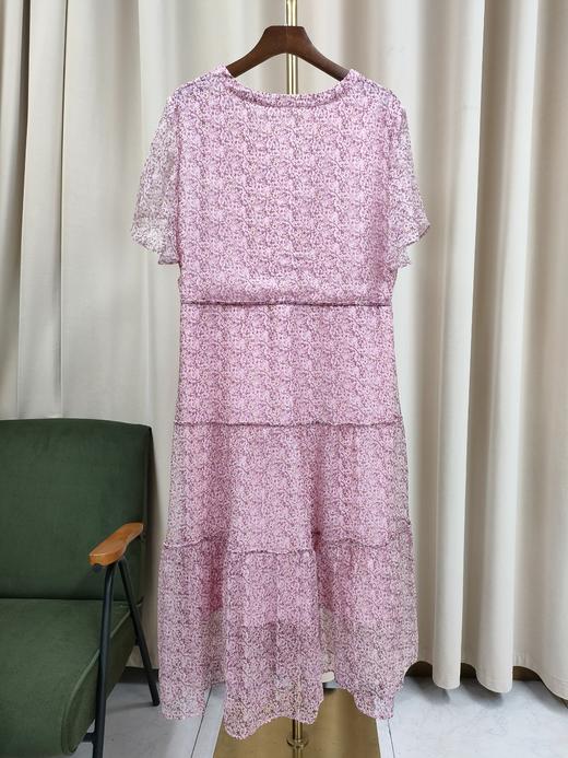 丁摩  夏时尚沙滩裙桑蚕丝裙子印花真丝连衣裙Q122010-DR299 商品图12