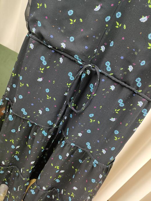 丁摩  夏时尚沙滩裙桑蚕丝裙子印花真丝连衣裙Q122010-DR299 商品图6