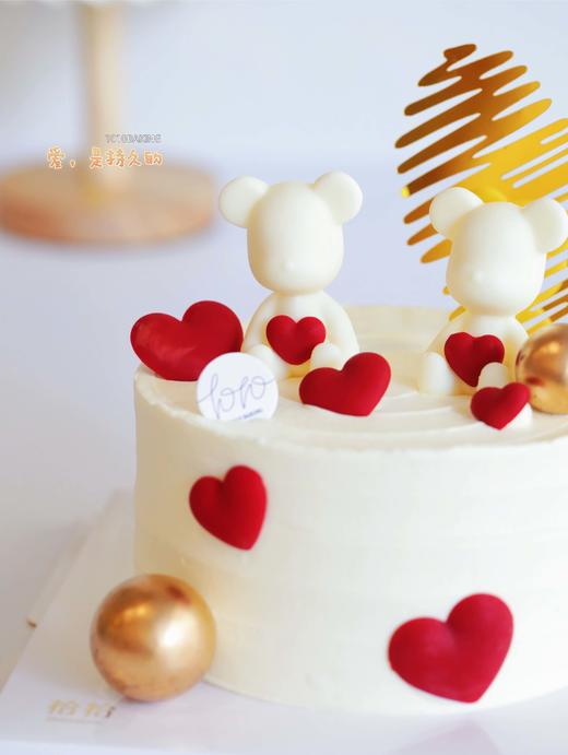 「巧克力情侣熊」纪念日·100%动物奶油（附图6寸·提前6小时预订） 商品图1