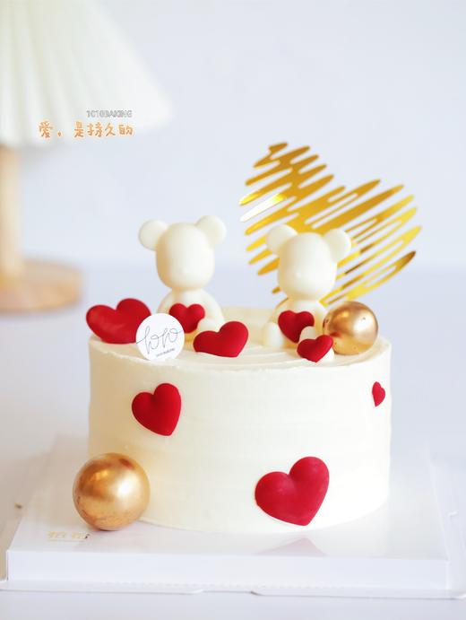 「巧克力情侣熊」纪念日·100%动物奶油（附图6寸·提前6小时预订） 商品图3