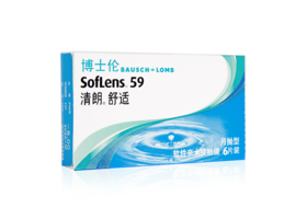 博士伦清朗透明片 月抛｛选同城配送 1小时达｝