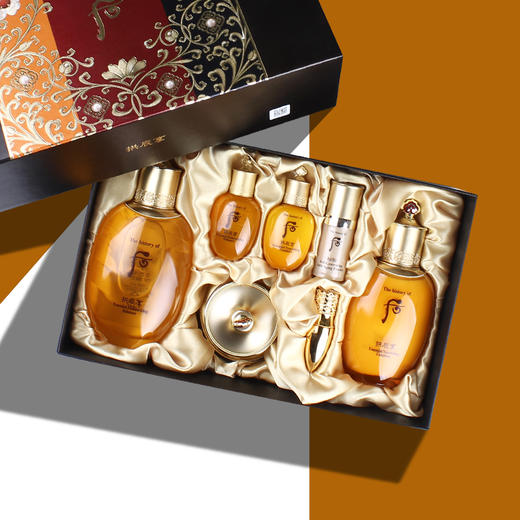 韩国WHOO后拱辰享 水乳面霜免税店三件套盒礼盒 企划专柜版 包邮 商品图5