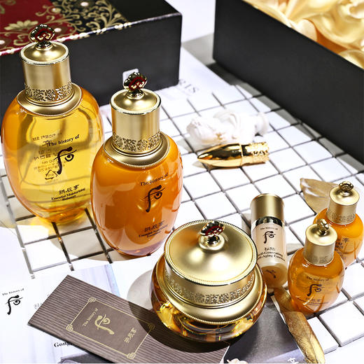 韩国WHOO后拱辰享 水乳面霜免税店三件套盒礼盒 企划专柜版 包邮 商品图3