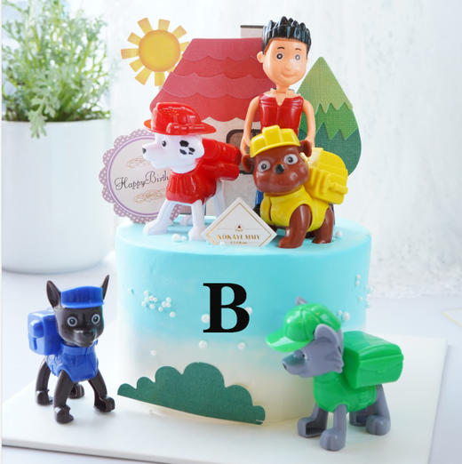 汪汪队 | （有A、B款可选。近3000人品尝过此款蛋糕） 商品图1