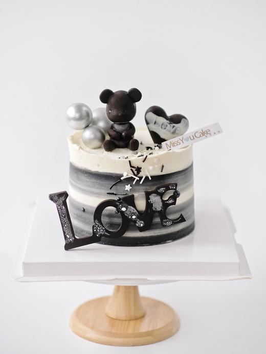 定制款蛋糕 - LOVE小熊 商品图0