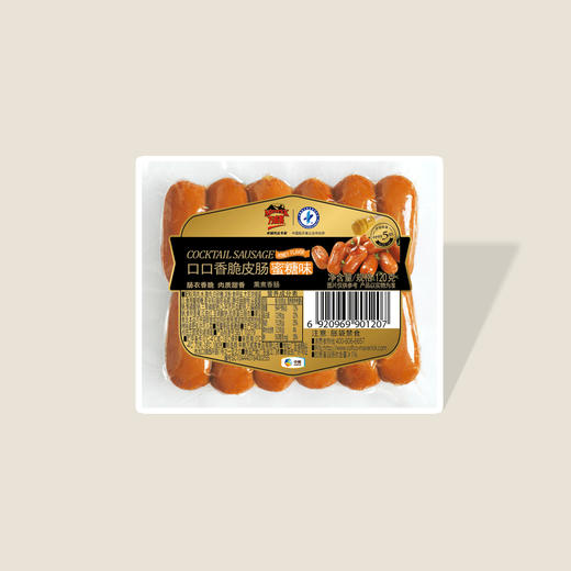 万威客口口香脆皮肠（蜜糖味） 120g 商品图0
