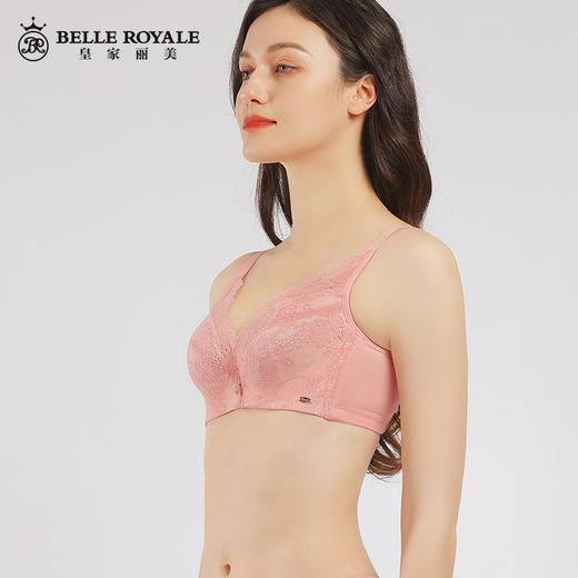 皇家丽美记忆钢圈收副乳3/4罩杯调整型文胸WJ907-1 商品图6