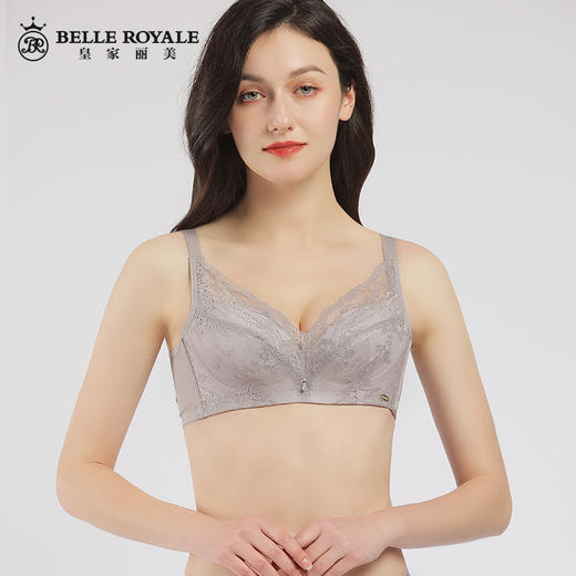 皇家丽美记忆钢圈收副乳3/4罩杯调整型文胸WJ907-1 商品图2