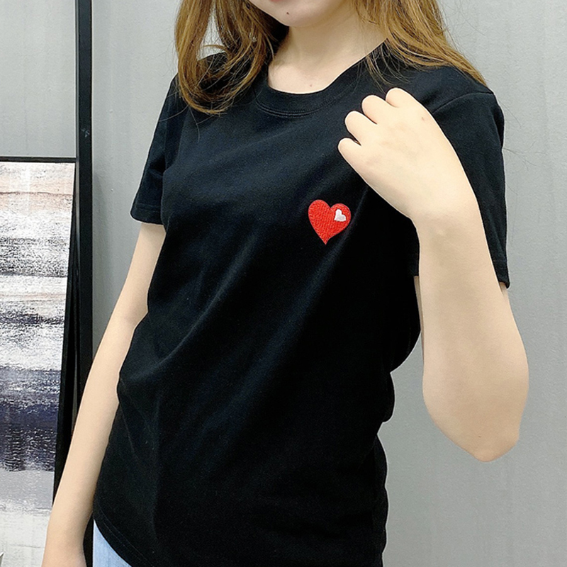 vivimoschine 小红心短袖t恤