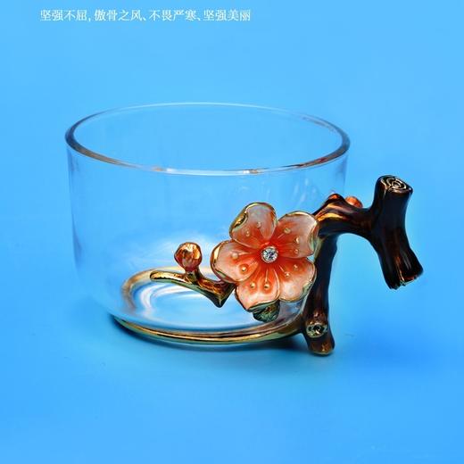 B-LB-R33502/33501罗比罗丹 花之语杯珐琅彩花茶杯 商品图4