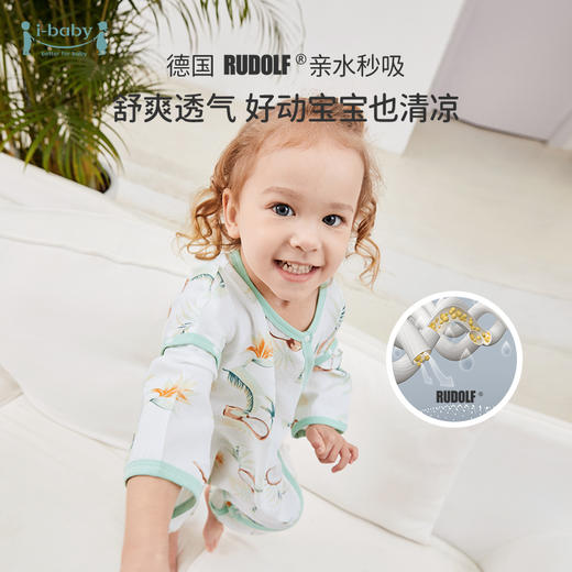 【59元秒杀】ibaby×outlast太空科技恒温防叮咬睡袋宝宝防踢被双层纱薄款儿童睡衣 透气夏款 商品图3